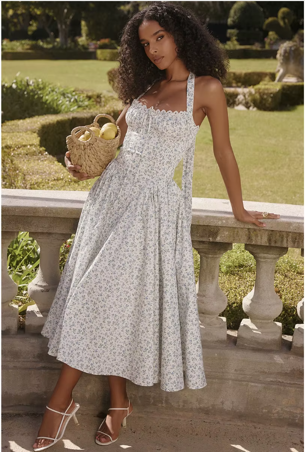Sofia - Robe Midi Élégante