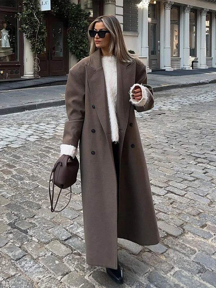 Julie - Manteau Long en Laine