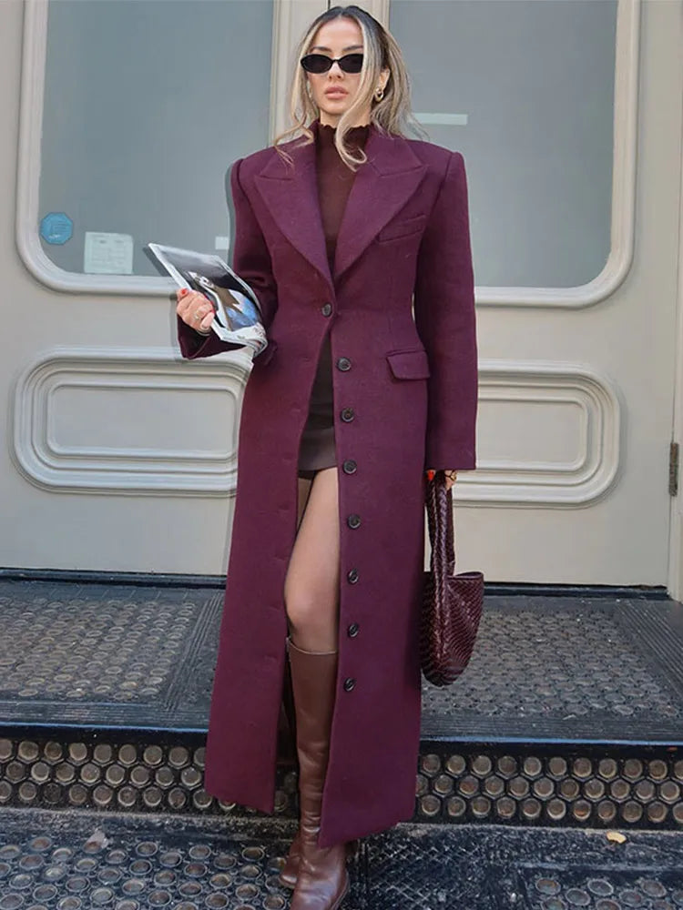 Lena - Manteau Long Urban Solid