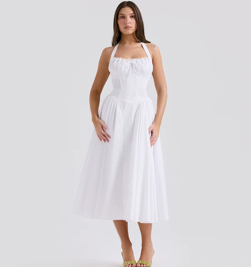 Sofia - Robe Midi Élégante
