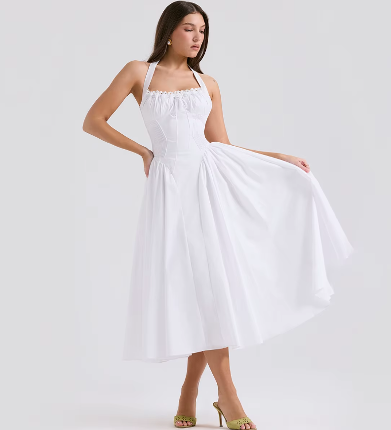Sofia - Robe Midi Élégante