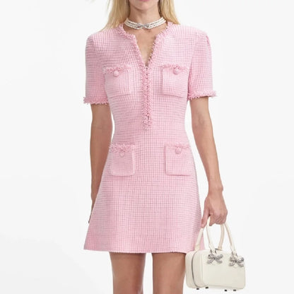 Victoria - Robe Mini Rose