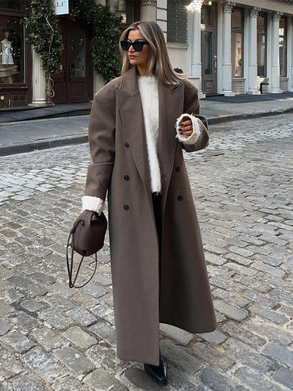 Julie - Manteau Long en Laine
