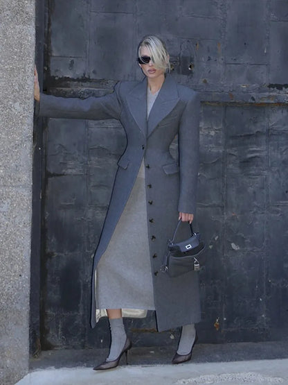 Lena - Manteau Long Urban Solid