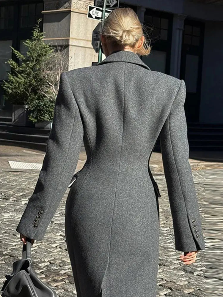 Lena - Manteau Long Urban Solid