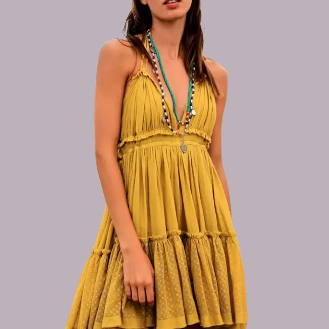 Maya – Robe Bohème Courte